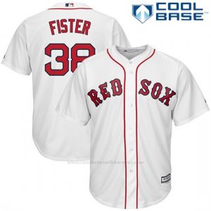Camiseta Beisbol Hombre Boston Red Sox 38 Doug Fister Blanco 1ª Cool Base