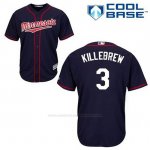 Camiseta Beisbol Hombre Minnesota Twins Harmon Killebrew 3 Azul Azul Alterno Cool Base