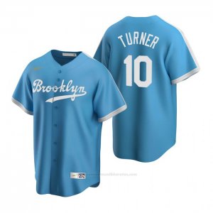 Camiseta Beisbol Hombre Los Angeles Dodgers Justin Turner Cooperstown Collection Alterno Azul