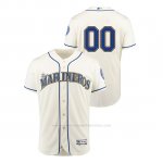 Camiseta Beisbol Hombre Seattle Mariners Personalizada Hispanic Heritage Flex Base Crema