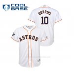 Camiseta Beisbol Nino Houston Astros Yuli Gurriel 2019 World Series Bound Cool Base Blanco