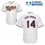 Camiseta Beisbol Hombre Minnesota Twins Kent Hrbek 14 Blanco 1ª Cool Base