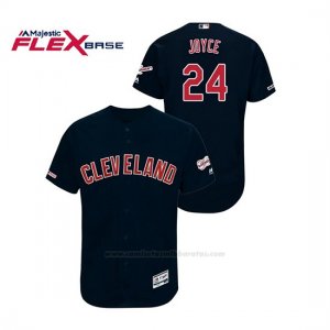 Camiseta Beisbol Hombre Cleveland Indians Matt Joyce 150th Aniversario Patch 2019 All Star Game Flex Base Azul