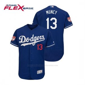 Camiseta Beisbol Hombre Los Angeles Dodgers Max Muncy Flex Base Entrenamiento de Primavera 2019 Azul