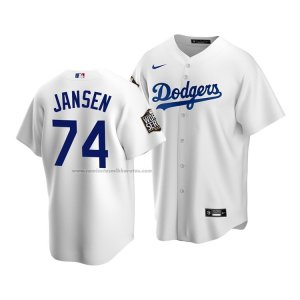 Camiseta Beisbol Nino Los Angeles Dodgers Kenley Jansen 2020 Primera Replica Blanco