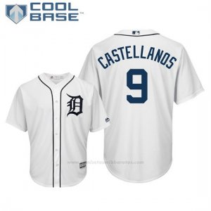 Camiseta Beisbol Hombre Tigers Nick Castellanos Cool Base 1ª Blanco