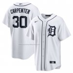 Camiseta Beisbol Hombre Detroit Tigers Kerry Carpenter Primera Replica Blanco