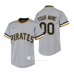 Camiseta Beisbol Nino Pittsburgh Pirates Personalizada Cooperstown Collection Road Gris
