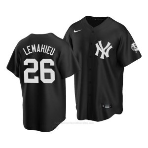 Camiseta Beisbol Hombre New York Yankees Dj Lemahieu Replica 2020 Negro