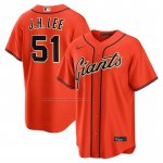 Camiseta Beisbol Hombre San Francisco Giants Jung Hoo Lee Alterno Replica Naranja