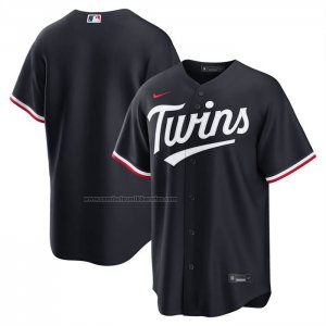 Camiseta Beisbol Hombre Minnesota Twins Alterno Replica Azul1