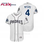 Camiseta Beisbol Hombre Padres Wil Myers 50th Aniversario Home Flex Base Blanco