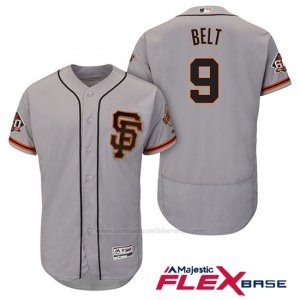 Camiseta Beisbol Hombre San Francisco Giants Brandon Belt Gris Alterno 60th Season Flex Base