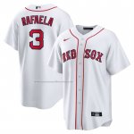 Camiseta Beisbol Hombre Boston Red Sox Ceddanne Rafaela Primera Replica Blanco1