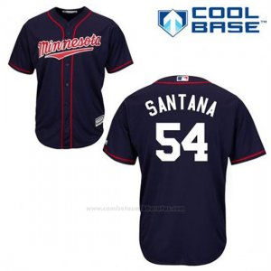 Camiseta Beisbol Hombre Minnesota Twins Ervin Santana 54 Azul Azul Alterno Cool Base