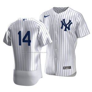 Camiseta Beisbol Hombre New York Yankees Tyler Wade Autentico Primera Blanco