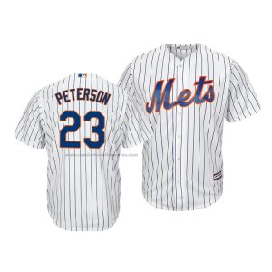 Camiseta Beisbol Hombre New York Mets White David Peterson Cool Base Cool Base