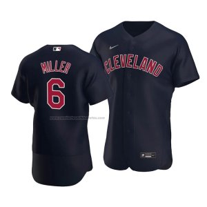 Camiseta Beisbol Hombre Cleveland Indians Owen Miller Autentico Alterno Azul