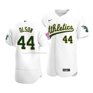 Camiseta Beisbol Hombre Oakland Oakland Athletics Matt Olson Primera Run Derby 2021 All Star Blanco