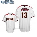 Camiseta Beisbol Hombre Arizona Diamondbacks Nick Ahmed Cool Base 1ª Blanco