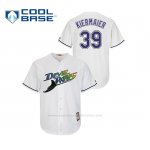 Camiseta Beisbol Hombre Tampa Bay Rays Kevin Kiermaier Turn Back The Clock Cool Base Blanco