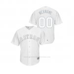 Camiseta Beisbol Hombre Houston Astros Personalizada 2019 Players Weekend Nickname Replica Blanco