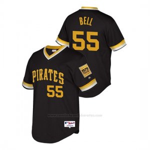 Camiseta Beisbol Hombre Pittsburgh Pirates Josh Bell Throwback 1979 World Series Negro