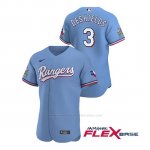 Camiseta Beisbol Hombre Texas Rangers Delino Deshields Autentico 2020 Alternato Azul