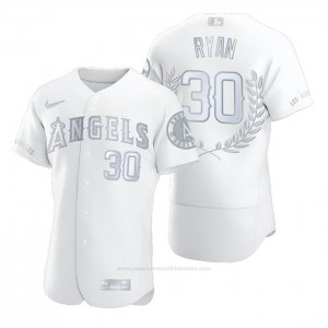 Camiseta Beisbol Hombre Los Angeles Angels Nolan Ryan Award Collection Retired Number Blanco