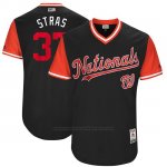 Camiseta Beisbol Hombre Washington Nationals 2017 Little League World Series Stephen Strasburg Azul