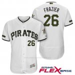 Camiseta Beisbol Hombre Pittsburgh Pirates Adam Frazier Blanco 2018 1ª Alterno Flex Base