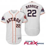 Camiseta Beisbol Hombre Houston Astros 2017 World Series Campeones Josh Rojodick Blanco Flex Base