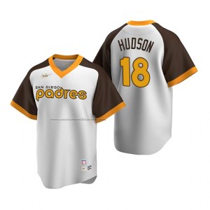 Camiseta Beisbol Hombre San Diego Padres Daniel Hudson Cooperstown Collection Primera Blanco