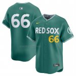 Camiseta Beisbol Hombre Boston Red Sox Brayan Bello 2025 City Connect Limited Verde