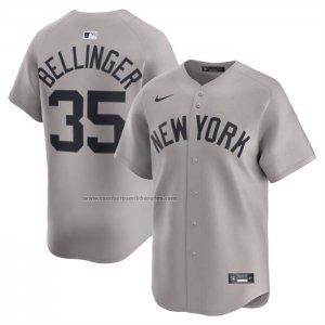 Camiseta Beisbol Hombre New York Yankees Cody Bellinger Segunda Limited Gris