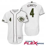 Camiseta Beisbol Hombre Cincinnati Reds 4 Scooter Gennett 2018 Alterno Autentico Flex Base