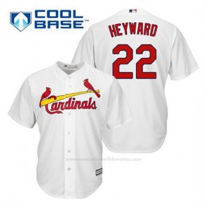 Camiseta Beisbol Hombre St. Louis Cardinals Jason Heyward 22 Blanco 1ª Cool Base