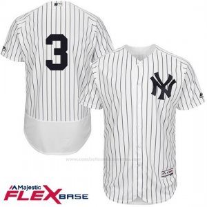 Camiseta Beisbol Hombre New York Yankees Babe Ruth Autentico Coleccion Flex Base Blanco