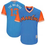 Camiseta Beisbol Hombre Miami Marlins 2017 Little League World Series Marcell Ozuna Azul