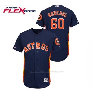 Camiseta Beisbol Hombre Houston Astros Dallas Keuchel 150th Aniversario Patch Flex Base Azul