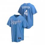 Camiseta Beisbol Hombre Kansas City Royals Alex Gordon Replica Alterno Azul