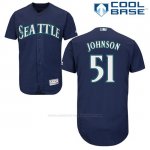 Camiseta Beisbol Hombre Seattle Mariners Randy Johnson Coleccion Azul Cool Base Jugador