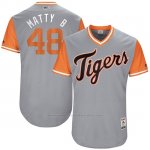 Camiseta Beisbol Hombre Detroit Tigers 2017 Little League World Series Matthew Boyd Gris