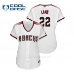 Camiseta Beisbol Mujer Arizona Diamondbacks Jake Lamb Cool Base Majestic Home Blanco