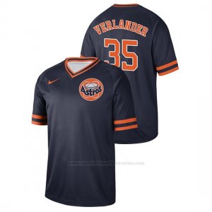 Camiseta Beisbol Hombre Houston Astros Justin Verlander Cooperstown Collection Legend Azul