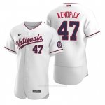 Camiseta Beisbol Hombre Washington Nationals Howie Kendrick Autentico 2020 Alterno Blanco