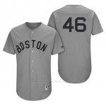 Camiseta Beisbol Hombre Boston Red Sox 46 Craig Kimbrel Gris Turn Back The Clock Autentico