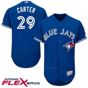Camiseta Beisbol Hombre Toronto Blue Jays Joe Carter Autentico Coleccion Flex Base Royal