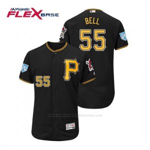 Camiseta Beisbol Hombre Pittsburgh Pirates Josh Bell Flex Base Entrenamiento de Primavera 2019 Negro