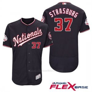 Camiseta Beisbol Hombre Washington Nationals Stephen Strasburg Azul 2018 All Star Alterno Flex Base